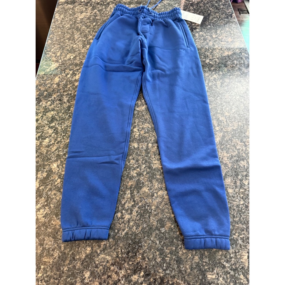 LSKD MVP Track Pant Midnight Blue Fleece Joggers Sweatpants Small NWT